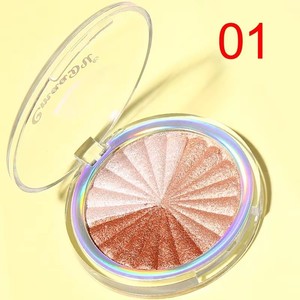 Surligneurs de maquillage, bronzant personnalisé, surligneur rose, poudre pressée en gros - Product Image 2