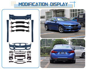 Kit de Carrocería de Conversión de Antiguo a Nuevo para <span class=keywords><strong>BMW</strong></span> F33 F32 F36 Actualización a MT Facelift Parachoques Delantero y Trasero Modificación Años 14-19 - Product Image 3
