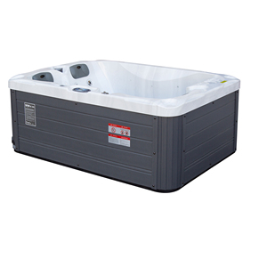 Moderno Jacuzzi Exterior Independiente para 3 Personas, Blanco, con Hidromasaje, Diseño Europeo, en Fibra de Vidrio ABS + Masaje Combinado, para Hoteles - Product Image 6