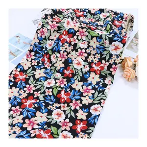 The best-selling fashion azalea floral print women's dress polyester chiffon fabric tippet