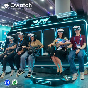 VR bay Theater công viên chủ đề VR AR Mr thiết bị giải trí kiếm tiền 9D VR phim chuyển động năng động 6 người chơi - Product Image 5