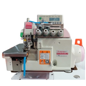 Machine à coudre surjeteuse à lit plat entièrement automatique et informatisée RONMACK RM-NS-4UTQ-BK pour vêtements - Product Image 1