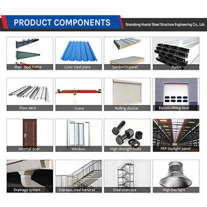 China Steel Structure Factory's Turnkey Industrial Plant Solution Industrial Park Workshop Builder para gallineras - Product Image 4