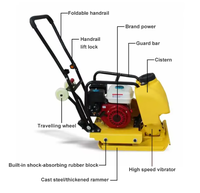 Compacteur vibrant portatif à essence Topmai, nouveau modèle très demandé, 5,5-7,5 CV, pour la construction routière, à faible consommation de carburant
