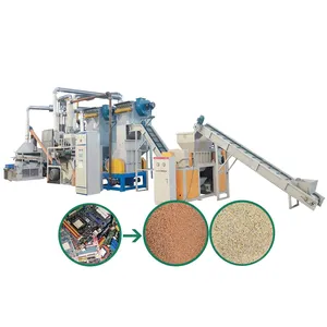 Environmental protection e waste cpu scrap disposal machine waste circuit boards recycling line for sale