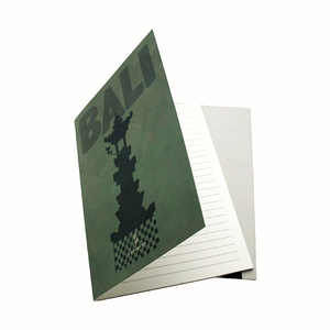 Cahier écologique à couverture souple en papier offset, reliure à chevalet, avec design personnalisé pour les notes d'étude - Product Image 6