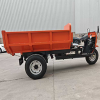 Tricycle personnalisable avec certificat CE, doté d'un moteur, d'une boîte de vitesses et d'une pompe, pour l'exploitation minière, mini tricycle à trois roues