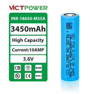 แบตเตอรี่ลิเธียมแบบชาร์จได้ Molicel INR18650 M35A 10A 4.2V 3500mAh ขายส่ง พร้อมรอบการใช้งาน 800 ครั้ง สำหรับจักรยานไฟฟ้าและพลังงานไฟฟ้า - Product Image 1