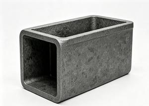 Pièce de fonderie en fonte gris sur mesure, bassin rectangulaire en alliages d'acier, service d'usinage - Product Image 2