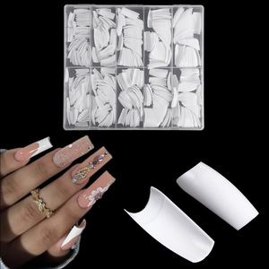 Nail <strong>Patch</strong> Lightweight Shaping <strong>Detachable</strong> Transparent Full <strong>Patch</strong> Half <strong>Patch</strong> Extended Nail Tips 500PCS - Product Image 3