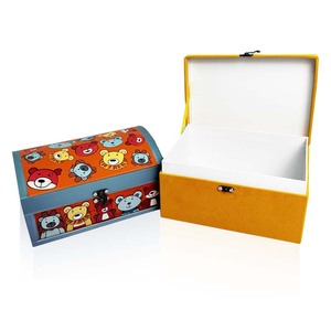 Có Thể Tái Chế Tùy Chỉnh Sang Trọng Kho Báu Hình Dạng Các Tông Giấy Nhung Hộp Quà Tặng Lưu Trữ Ngực Hộp - Product Image 6