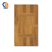 Carreaux de sol intérieurs modernes en porcelaine imitation bois massif, résistants à l'usure, antibactériens, résistants aux acides, mats, 9 mm, 600x1200 mm