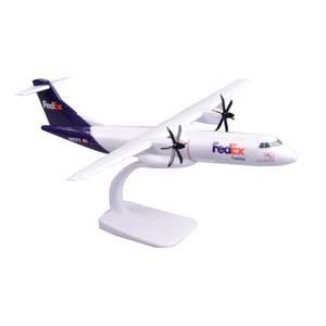 Modelo de Avión Estático <span class=keywords><strong>FedEx</strong></span> Express <span class=keywords><strong>ATR</strong></span> 72-600 de Resina a Escala 1:100 de 27 cm con Logotipo Personalizado, Regalo Corporativo Empresarial para Exhibición - Product Image 6