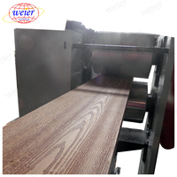 Wpc terrazas y quilla máquina de extrusión de la máquina de línea de madera/máquina de plástico para el wpc decking quilla viga post