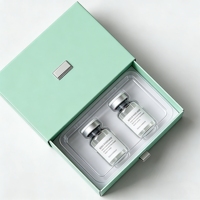 Boîtes d'emballage personnalisées de luxe pour peptides, étuis rigides haut de gamme pour flacons de capsules de 3 ml et 5 ml