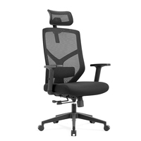 Chaise de bureau ergonomique en mesh, échantillon gratuit, chaise pivotante confortable pour ordinateur, mobilier de bureau à domicile.