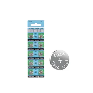 Button Cell Ag13 Battery Hot Selling Ag13 Primary Battery LR44 AG13 Battery 1.5V Button Coin Cell Batteries CE Oem Size Pin 20 Cell Lr 44 Button Cell 2g