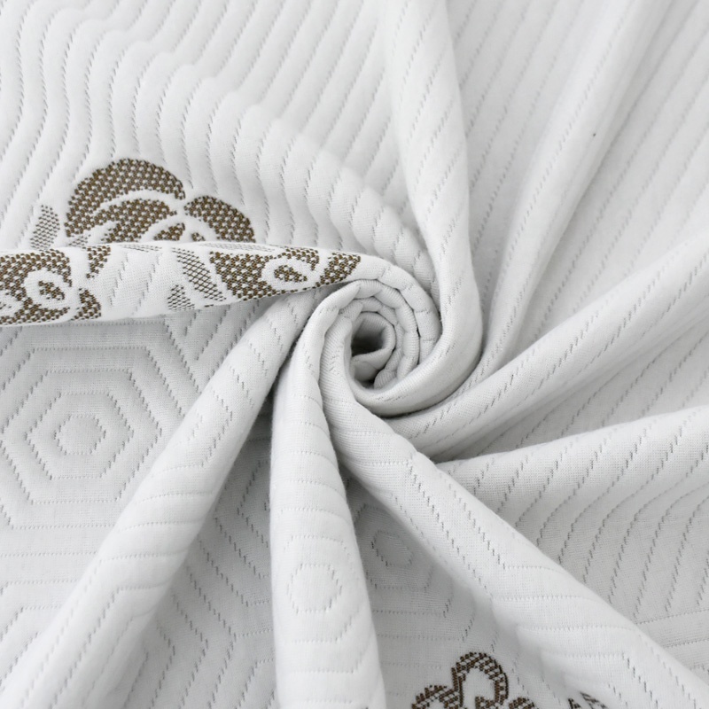 High Quality Polyester Organic Cotton Knitted Jacquard Mattress Fabric
