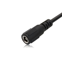 Câble d'alimentation d'extension pour routeur, connecteur de caméra, DC 5,5*2,5 mm mâle vers 5,5*2,1 mm femelle, prise ronde, 2464 18awg