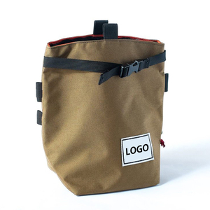 New Stylish Eco RPET Rock Climbing Chalk <b>Bag</b> Custom Weightlifting Bucket Pot <b>Gymnastics</b> Men Women Bouldering <b>Bag</b> - Product Image 5