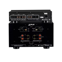 Combinaisons AVplay A-75 HIFI classe A amplificateur de puissance pont d'affichage LCD + PRE-501TU Queenway 12AU7/ECC82*4 préampli à lampes
