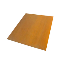 Plaque d'acier Corten résistante aux intempéries de 20mm d'épaisseur pour décoration murale extérieure Prix compétitif par kg