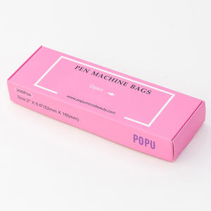 Fundas Desechables Autoadhesivas <span class=keywords><strong>Tipo</strong></span> Pluma para Máquina de <span class=keywords><strong>Tatuaje</strong></span>, Bolsas Rosas para Pluma de <span class=keywords><strong>Tatuaje</strong></span> para Máquina PMU Inalámbrica - Product Image 5