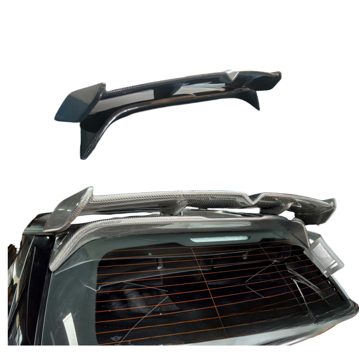 Cubiertas De Techo Corredizo Para MINI Cooper R55 R56 R60 (2007-2016) - Set Completo Delantero Y Trasero Negro OE Quality