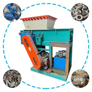 Design Customizable Industrial Can Crusher Industrial Metal Single Shaft Shredder Machine Trend Products 2024