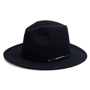 Sombrero Fedora Unisex de alta calidad, fieltro de poliéster informal, PU, la mejor venta al por mayor para fiesta en la playa, negocios, hombres, <span class=keywords><strong>mujeres</strong></span>, sombrero de Panamá, violación - Product Image 6
