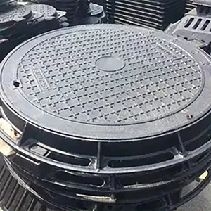 Fournisseur chinois de couvercles de manhole ventilés en fonte ductile à bas prix, moule de haute qualité pour couvercles de trappe, couvercles décoratifs pour fosses septiques - Product Image 6