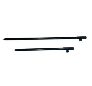 New Carp Fishing Rod Pod Set 2pcs Fishing Bank Sticks With 1pcs Fishing Buzz Bar Black Color