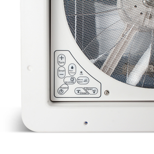 <span class=keywords><strong>Accessoires</strong></span> pour caravanes TYTXRV, ventilateur de toit pour caravane 14'' DC12V 420mm avec télécommande et capteur de pluie, trappe de toit pour caravane, couvercle anti-fumée - Product Image 4