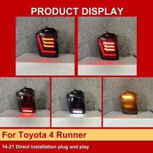 J ONE Nuevas Luces Traseras para Toyota 4Runner 2014-<span class=keywords><strong>2021</strong></span>, Luces Traseras LED, Repuestos de Auto en Línea - Product Image 3