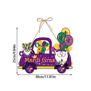 Carnaval MARDI GRAS Tema Palhaço Porta De Papel Pendurado Nova Chegada Decoração Cena Festa para o Halloween Ano Novo Dia das Mães Quente - Product Image 6