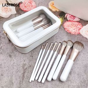 Factory Wholesale Makeup Brushes Set Private Logo 16pcs White Color Makeup Brush With Clear Bag High Quality Makeup Brush Set - Product Image 6