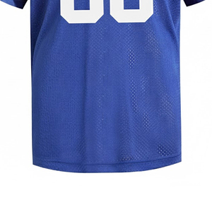 Maillots de football américain personnalisés de qualité supérieure 100% polyester respirant à manches courtes imprimés par sublimation écologiques - Product Image 5