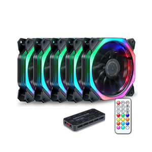 พัดลม <span class=keywords><strong>Darkflash</strong></span> 120 มม. RGB พร้อมรีโมทสำหรับระบายความร้อนคอมพิวเตอร์ - Product Image 6