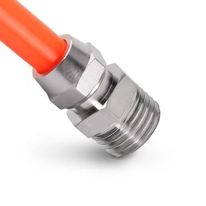 Phụ kiện ống dẫn khí tất cả đồng thau mạ niken một chạm nam chủ đề Push-in Khớp nối nhanh khí nén phụ kiện đường ống 4-14mm 1 năm - Product Image 4