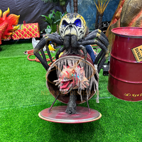 Accessoires de zombie animatroniques en métal pour la maison hantée d'Halloween, parfaites pour les salles d'évasion, les garderies, les écoles, les centres commerciaux et les aéroports
