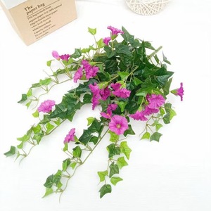 Fleur artificielle en soie, type Trompette, style Lys du matin, Pétonia, ou type lierre, en bouquet ou branche, pour arche de mariage, centre de table, projet, Kunstblume - Product Image 3