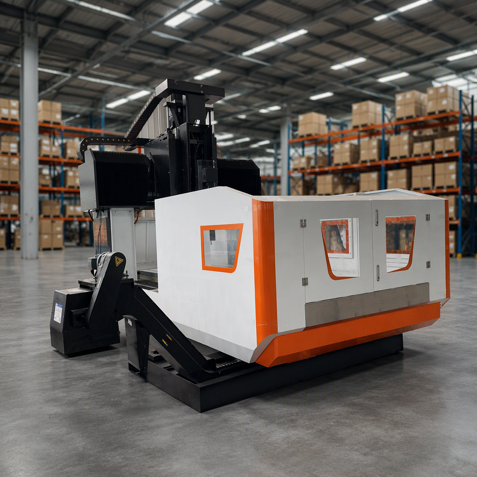 Industrial Bridge Type Milling Machine for Oversized Mechanical Parts ...