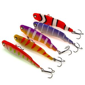 Leurre Artificiel Rigide <span class=keywords><strong>VIB</strong></span> Vibrant en Silicone Coloré Bionique Rempli de Plomb, 95 cm, pour Pêche en Glace à Longue Portée et Toutes Profondeurs - Product Image 3