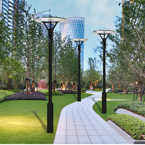 LECUSO Outdoor Aluminum 50W/60W/100W LED Garden <b>Pole</b> <b>Lights</b> 5000K Daylight 180+ Beam Angle IP66 AC Dimmable 5-Year Warranty - Product Image 4