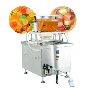 ماكينة صنع حلويات الدب المطاطية الناعمة الرخيصة من HNOC ومعدات صب النشا والمكونات a للبنونات الصناعية