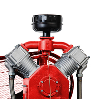 Compresseur d'air à piston portable 2V-4.0/7 Compresseur minier diesel 25KW Compresseur d'air industriel à piston à 2 cylindres