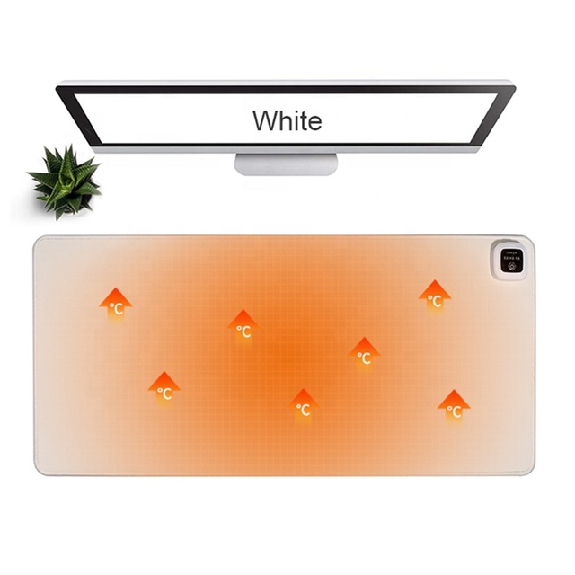 Customized Support Waterproof Rubber Leather Winter Desk Mats Heat Hand Warmer Mouse Pads