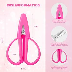 Özel renk Mini güvenlik keskin minik nakış makas Mini süper Snipsfor iğne dikiş çapraz dikiş iğne zanaat - Product Image 3