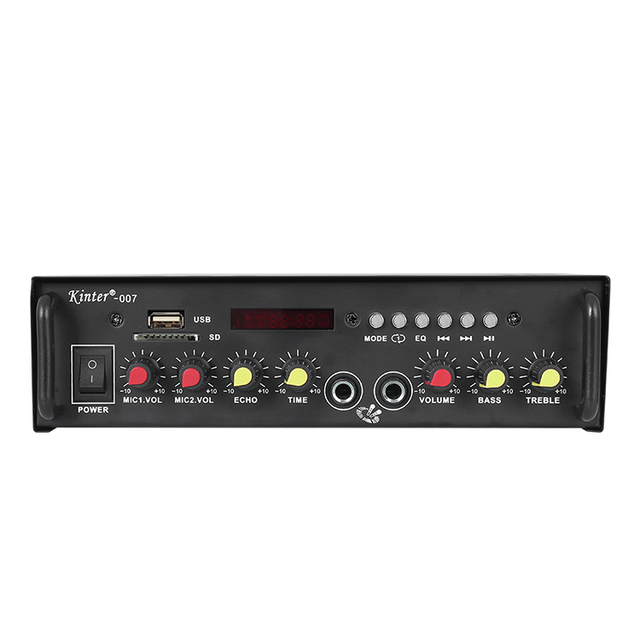Kinter-007 Power Amplifiers With Usb Sd Fm Mic Bt Function