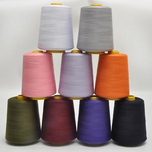 Sỉ chỉ may Aoshen <span class=keywords><strong>100</strong></span>% <span class=keywords><strong>polyester</strong></span> 402 40s/2, độ bền cao, nhuộm màu, sợi dệt trơn, màu trơn, dùng cho may mặc, xuất xứ Trung Quốc - Product Image 4